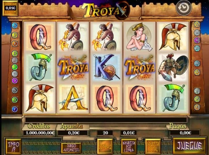 Troya screenplay Troya slot game