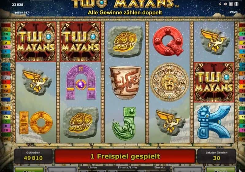 Two Mayans slot game