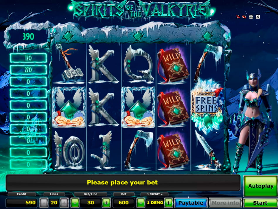 Valkyrie slot game