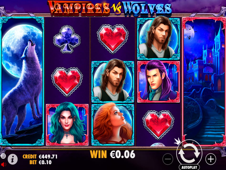 Vampires vs Wolves slot game