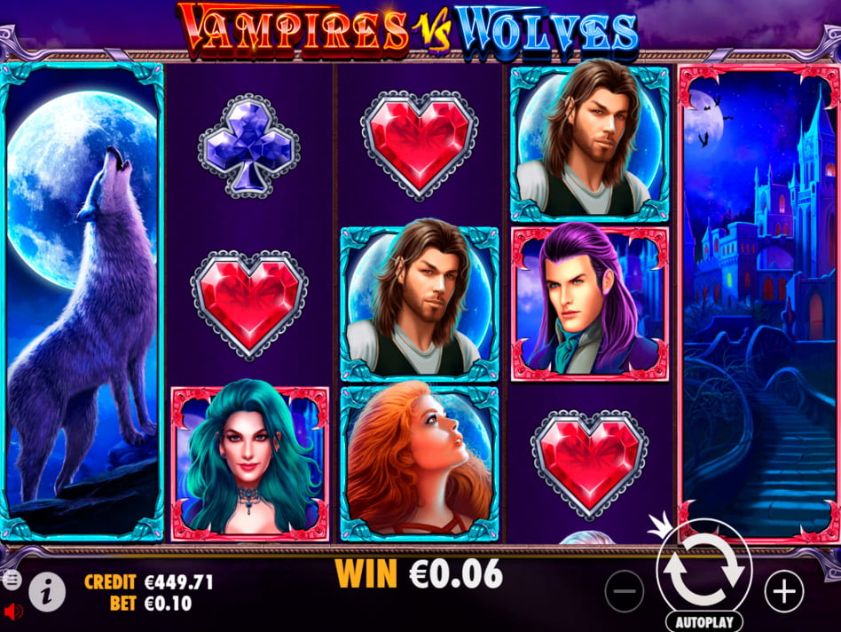 Vampires vs Wolves screenplay Vampires vs Wolves slot game