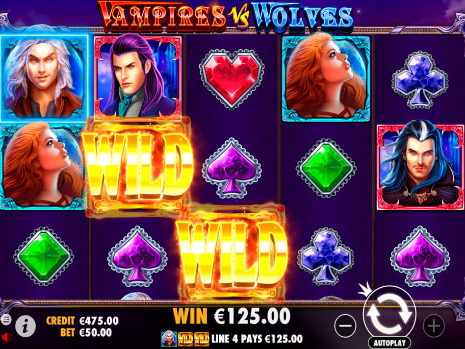 Vampires vs Wolves slot game