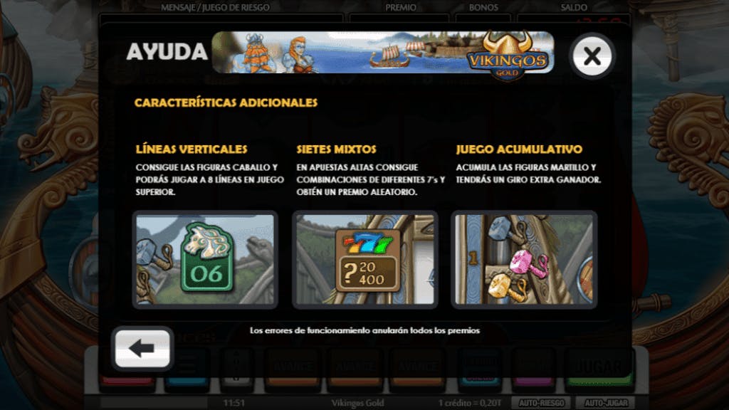 Vikingos Gold screenplay Vikingos Gold slot game