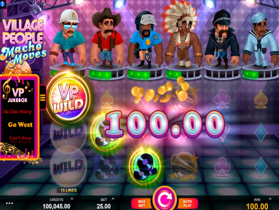 Village People Macho Moves slot game