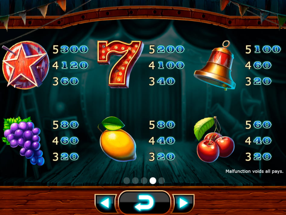 Wicked Circus slot game