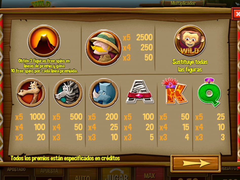 Wild Africa slot game