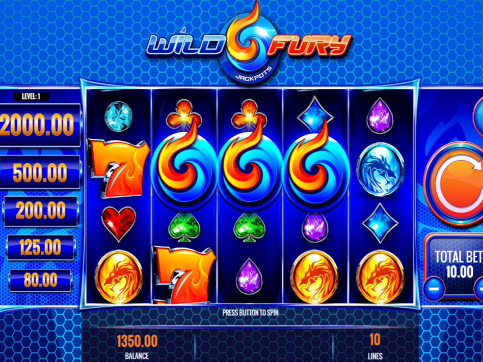 Wild Fury Jackpots slot game