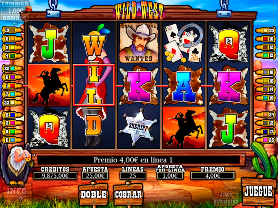 Wild West slot game