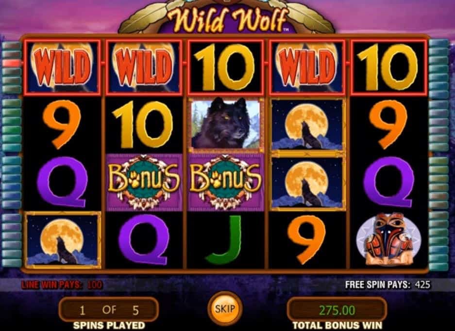 Wild Wolf slot game