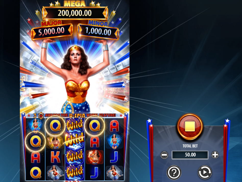 Wonder Woman Bullets & Bracelets slot game