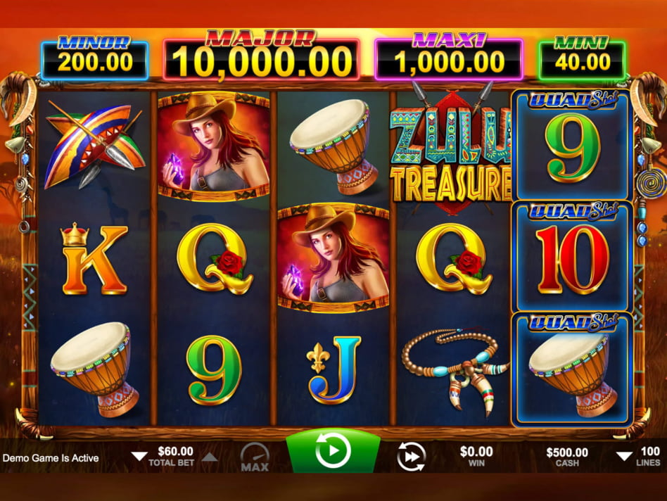 Zulu Treasure slot game