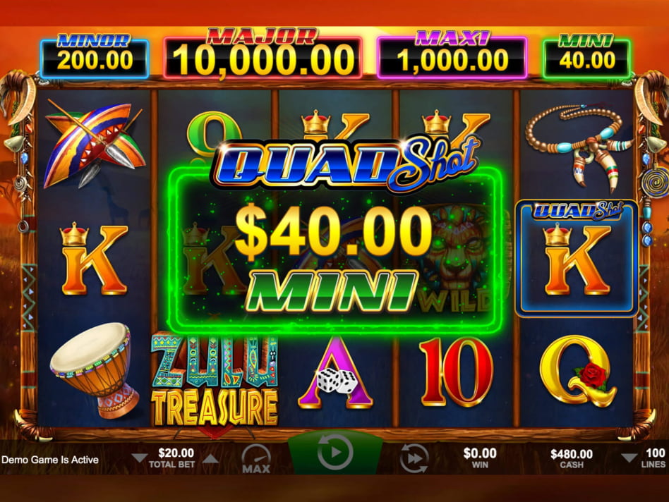 Zulu Treasure slot game