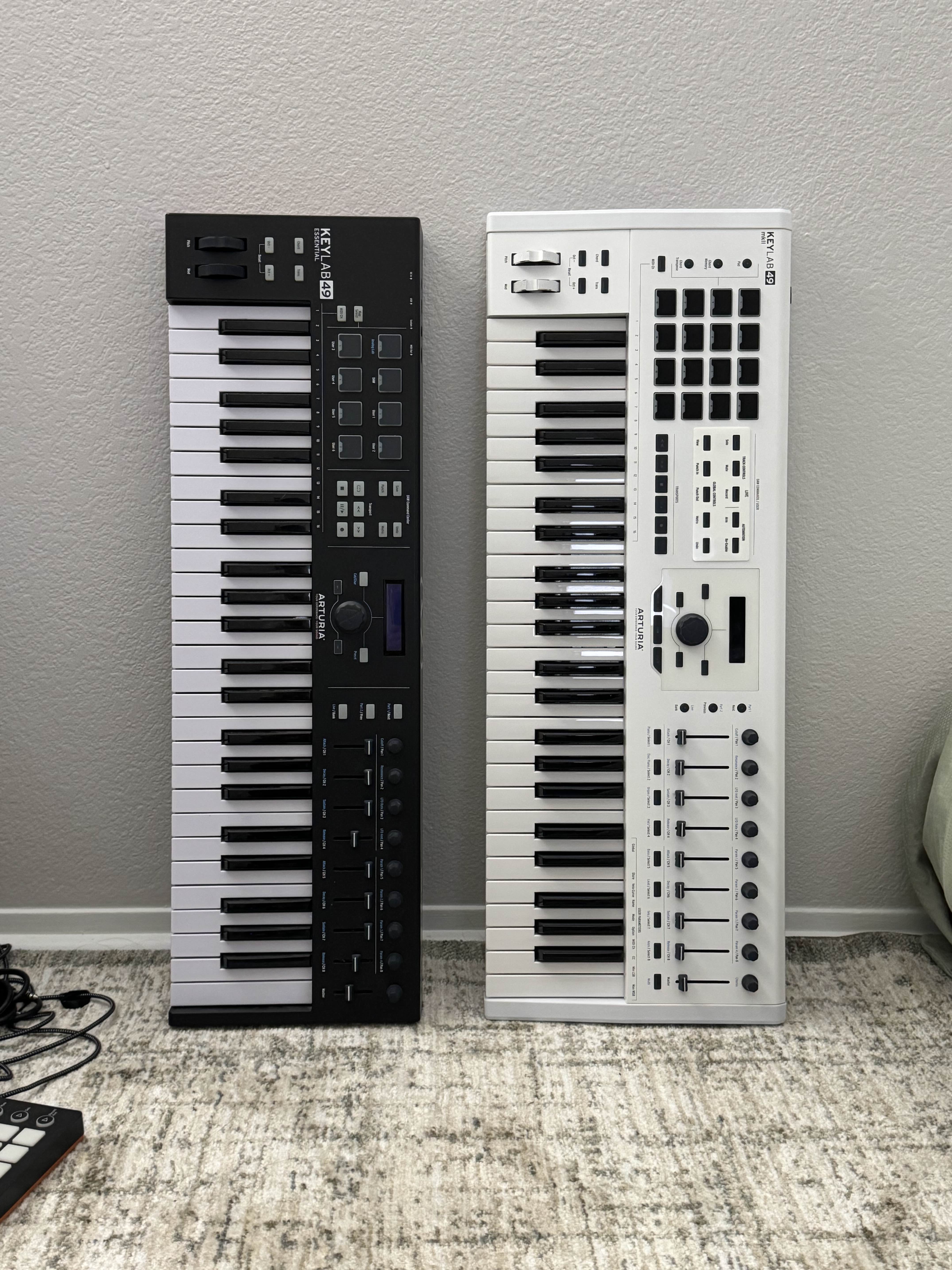 Keylab Essential MK1 and Keylab MKII