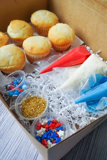 DIY 4th of July Cupcakes 