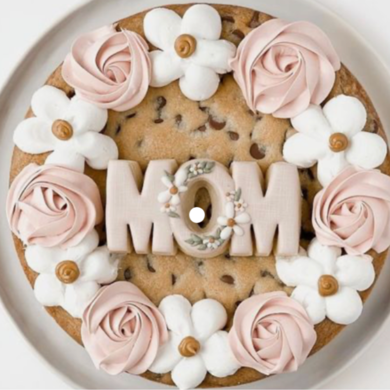 Mom - Giant Chocolate Chip Cookie Decorated