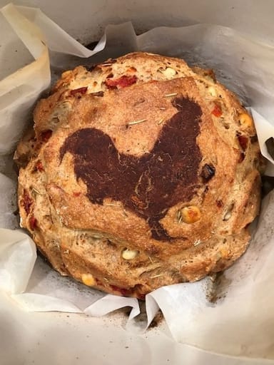 Boule - Asiago, with Sun-Dried Tomatoes and Rosemary