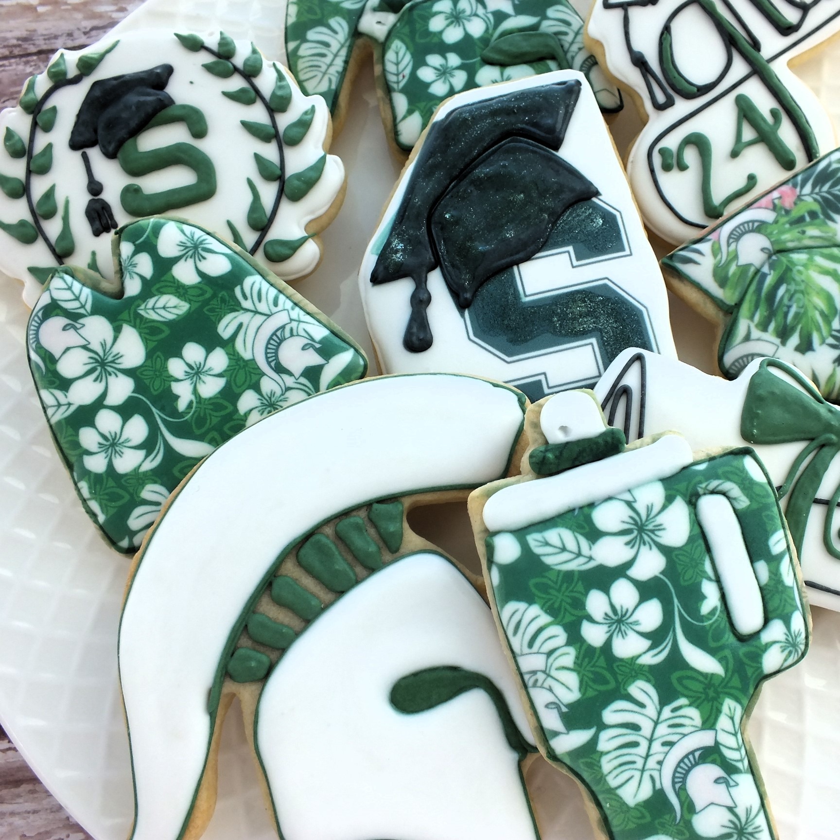 College Graduation Decorated Cookies