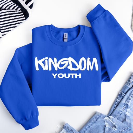Kingdom Youth - Blue Crew Neck