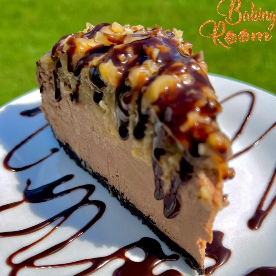 German Chocolate Cheesecake 9”