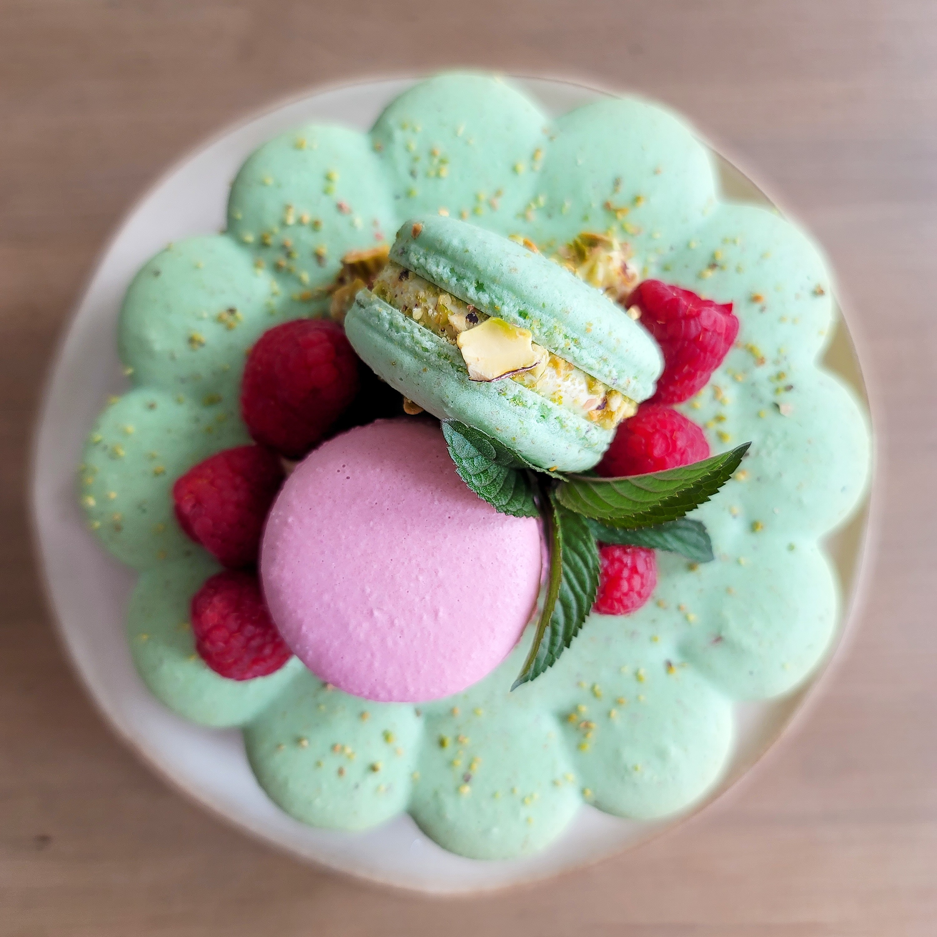 Custom Macaron Cake