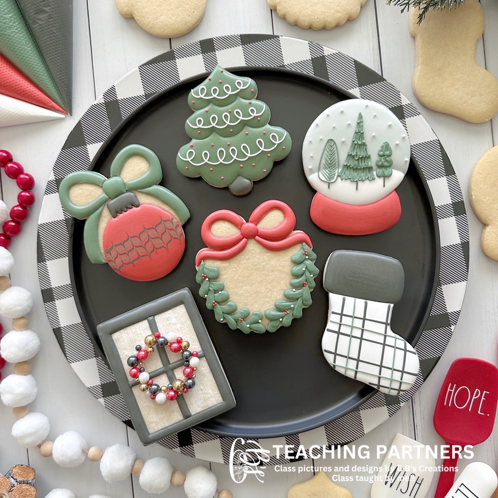 12/2 1:00pm Farmhouse Christmas Cookie Decorating Class 