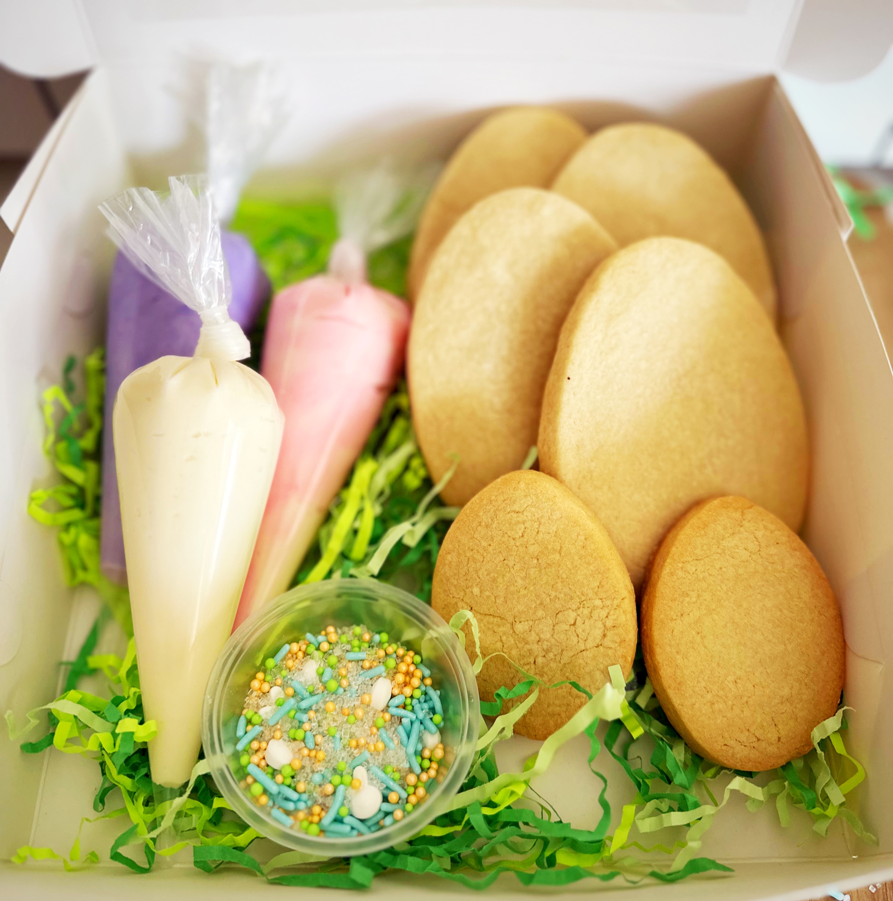 DIY Easter Eggs Cookie Kits 