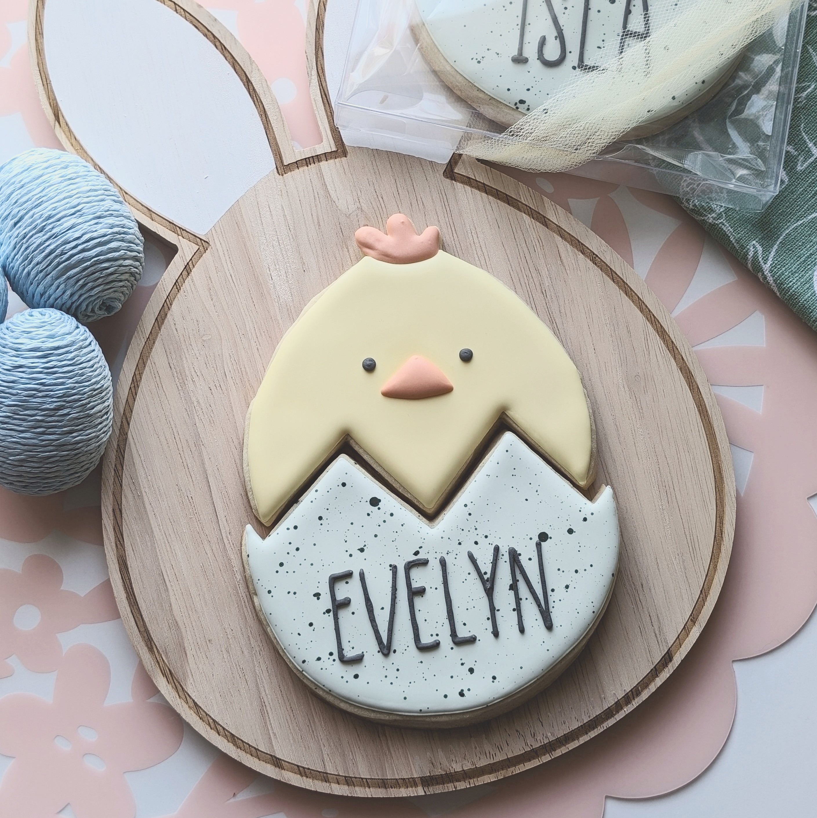 Personalized Hatching Egg Cookie