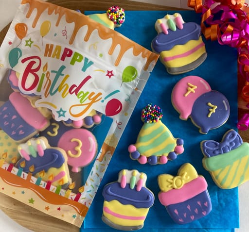 Happy Birthday Bag of Mini Sugar Cookies