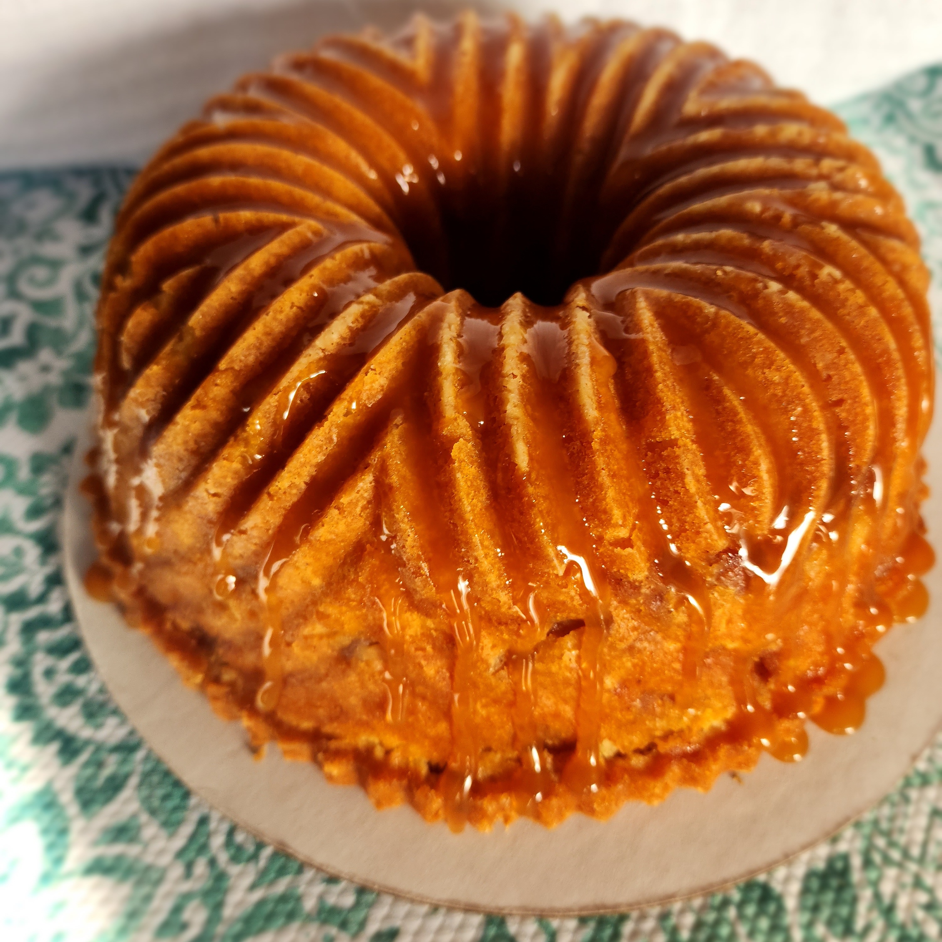 Caramel Apple Pound Cake