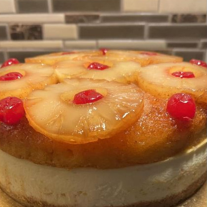 Pineapple Upside Down Cheesecake