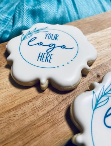 Printed Logo Cookies