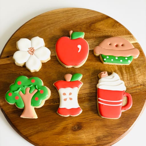 🍏🍁 September 28 Fall Themed Cookie Decorating Class