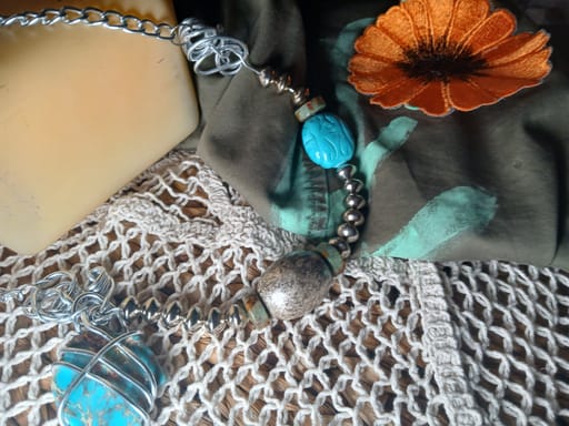 Southwestern statment necklace