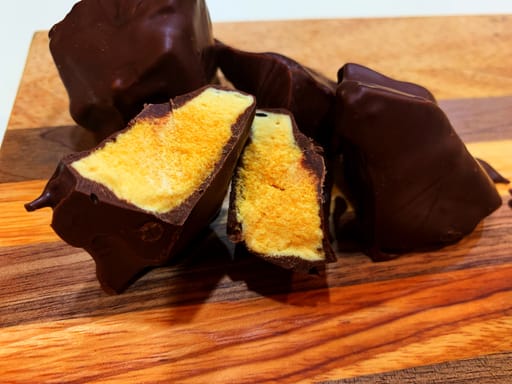 Belgian Dark Chocolate Covered Sponge Candy