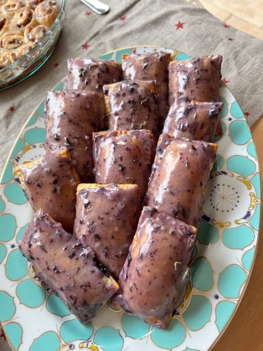 Blueberry Lavender Poptarts