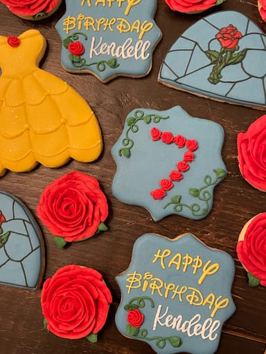 Custom Birthday Party Sugar Cookies