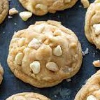 White chocolate macadamia nut cookies