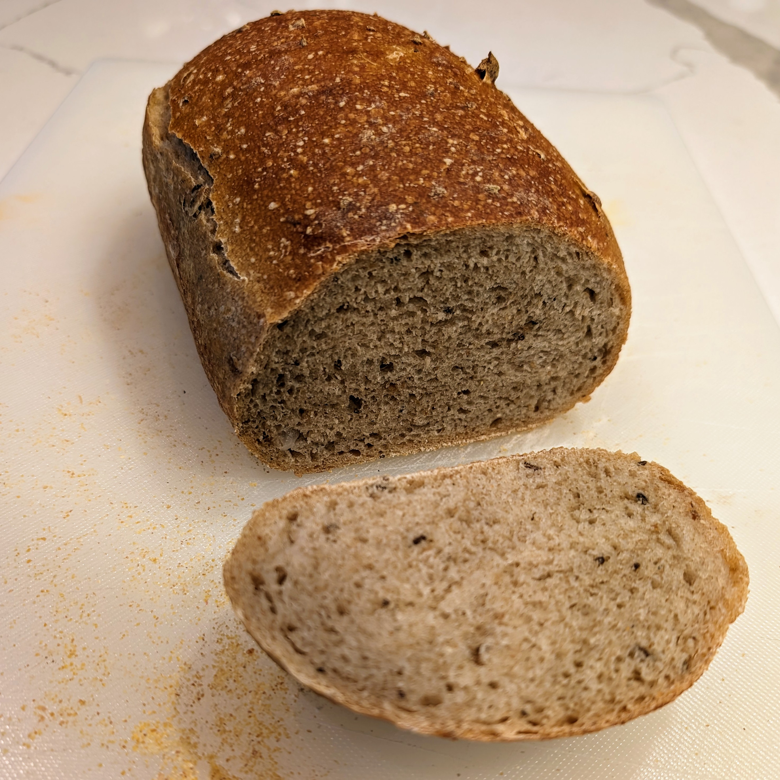 Rustic Seeded Rye Loaf