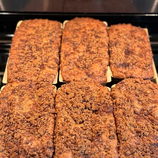 Pumpkin Streusel Bread 