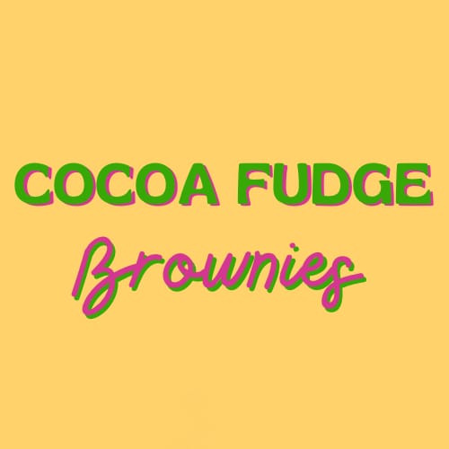 Cocoa Fudge Brownies 