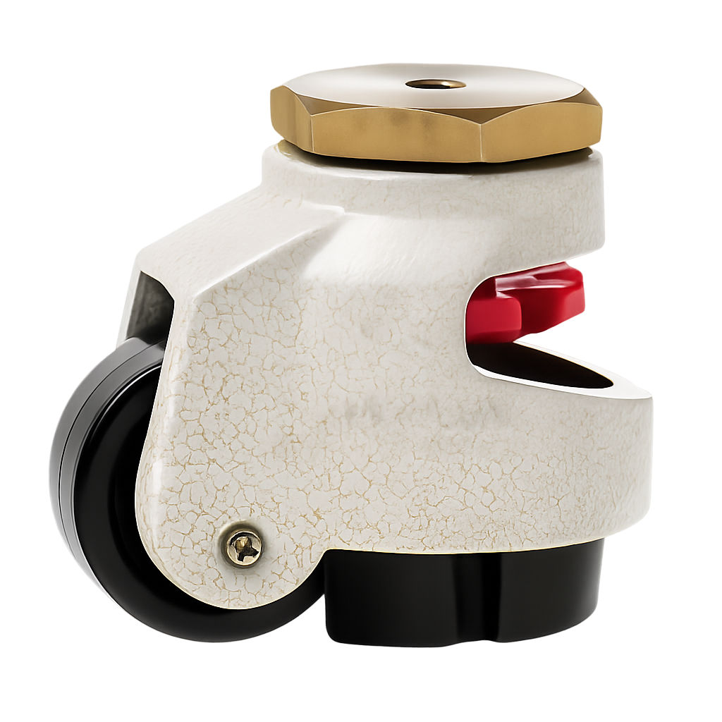 Levelling Castor (Bolt-Hole) — M8 42mm (50kg)