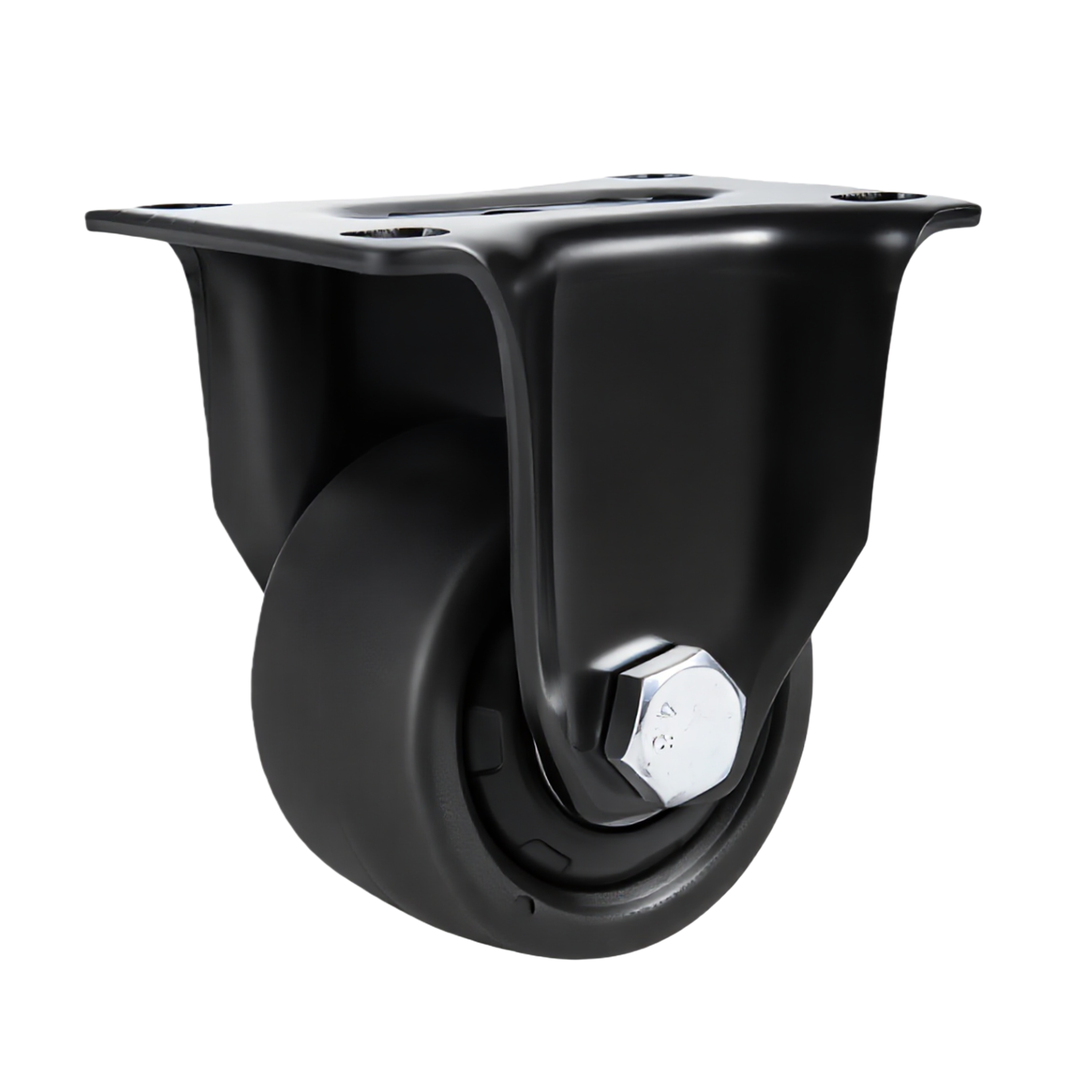 Heavy Duty Low-Gravity PP Castor — 40mm Rigid