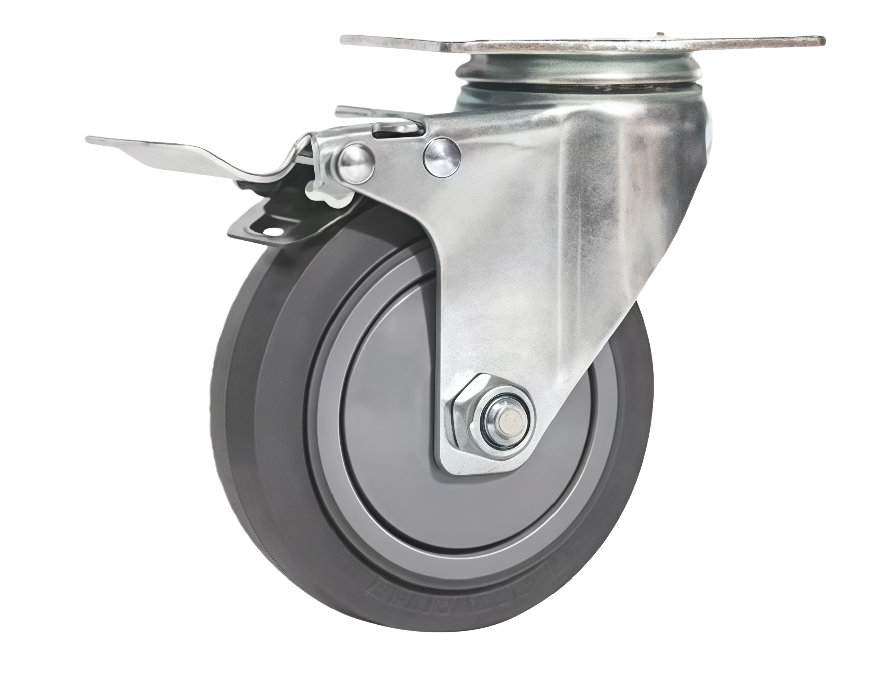 Medium Duty TPR Castor Wheel — 3" Swivel