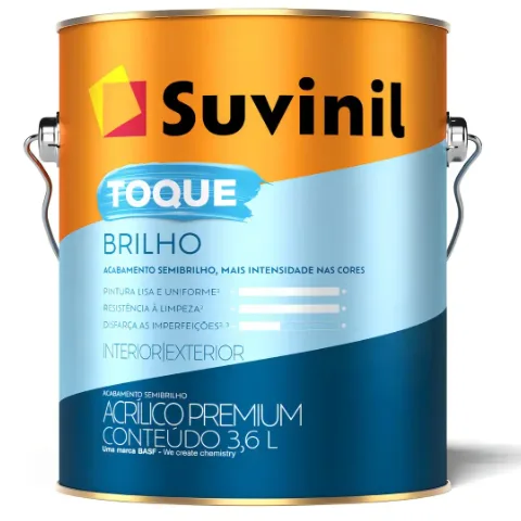 SUVINIL TOQUE BRILHO SEMIBRILHO 3,6 L - BRANCO NEVE