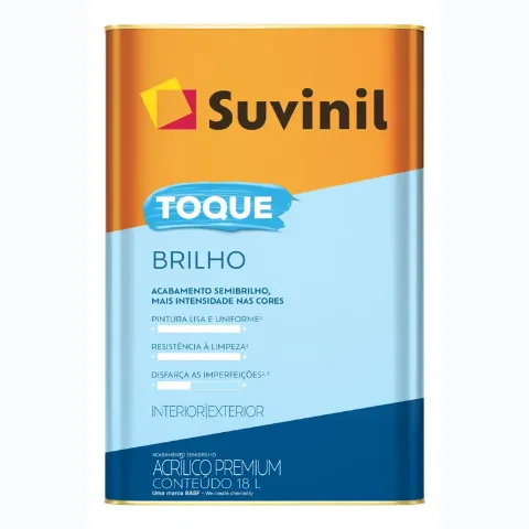 SUVINIL TOQUE BRILHO SEMIBRILHO 18L - BRANCO NEVE
