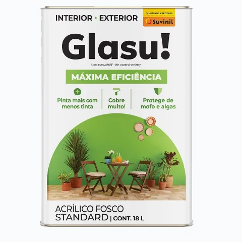 GLASU ACRILICO MAXIMA EFICIENCIA BRANCO NEVE 18L