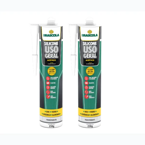 BRASCOLA SILICONE TRANSPARENTE 250G
