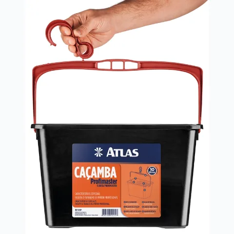 ATLAS CAÇAMBA DE PLÁSTICO PARA PINTURA 10L