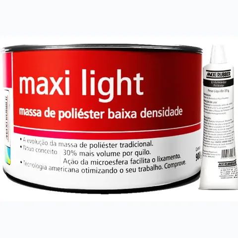 MAXI RUBBER MASSA POLIÉSTER MAXI LIGHT 900G