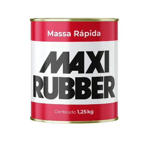 MAXI RUBBER MASSA RAPIDA CINZA